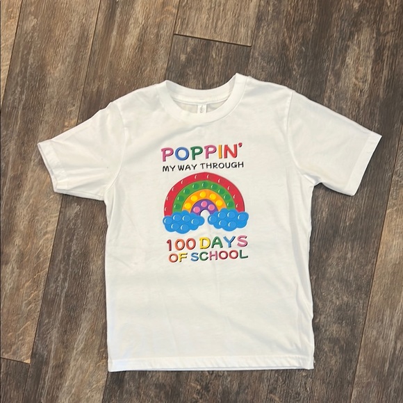 Next Level Apparel Other - Kids 100 Day of School T-Shirt- rainbow